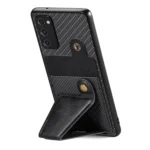 Carbon Fiber Wallet Flip Card K-shaped Holder Phone Case, For Samsung Galaxy S20 FE, For Samsung Galaxy A50, For Samsung Galaxy A14 5G, For Samsung Galaxy A13  5G - Image 4