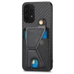 Carbon Fiber Wallet Flip Card K-shaped Holder Phone Case, For Samsung Galaxy A13 4G, For Samsung Galaxy A04 4G - Image 3