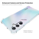 ENKAY Transparent TPU Shockproof Phone Case with Glass Film, For Smausng Galaxy M54, For Samsung Galaxy A25 5G, For Smausng Galaxy M14, For Samsung Galaxy S23 FE 5G, For Smausng Galaxy A24 5G... - Image 3