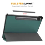 ENKAY Tri-fold Custer Texture Leather Smart Tablet Case, For Samsung Galaxy Tab S9 - Image 7