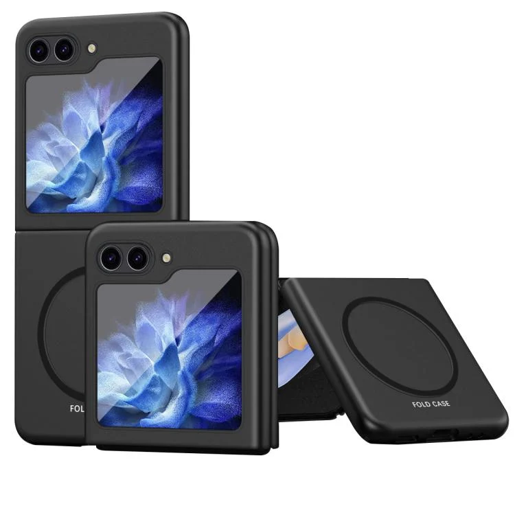 Skin Feel Magnetic MagSafe Shockproof Phone Case, For Samsung Galaxy Z Flip7 5G, For Samsung Galaxy Z Flip6 / Flip7 FE, For Samsung Galaxy Z Flip5 5G