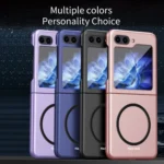 Skin Feel Magnetic MagSafe Shockproof Phone Case, For Samsung Galaxy Z Flip7 5G, For Samsung Galaxy Z Flip6 / Flip7 FE, For Samsung Galaxy Z Flip5 5G - Image 2