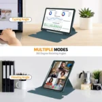 ENKAY 360 Degree Rotation Leather TPU Smart Case with Wireless Keyboard, For Samsung Galaxy Tab S9 - Image 5