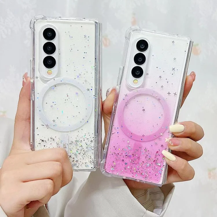 SYA0022915_B3.webp Magsafe Glitter TPU Phone Protective Case, For Samsung Galaxy Z Fold7, For Samsung Galaxy Z Fold6, For Samsung Galaxy Z Fold5, For Samsung Galaxy Z Fold4 - Image 4