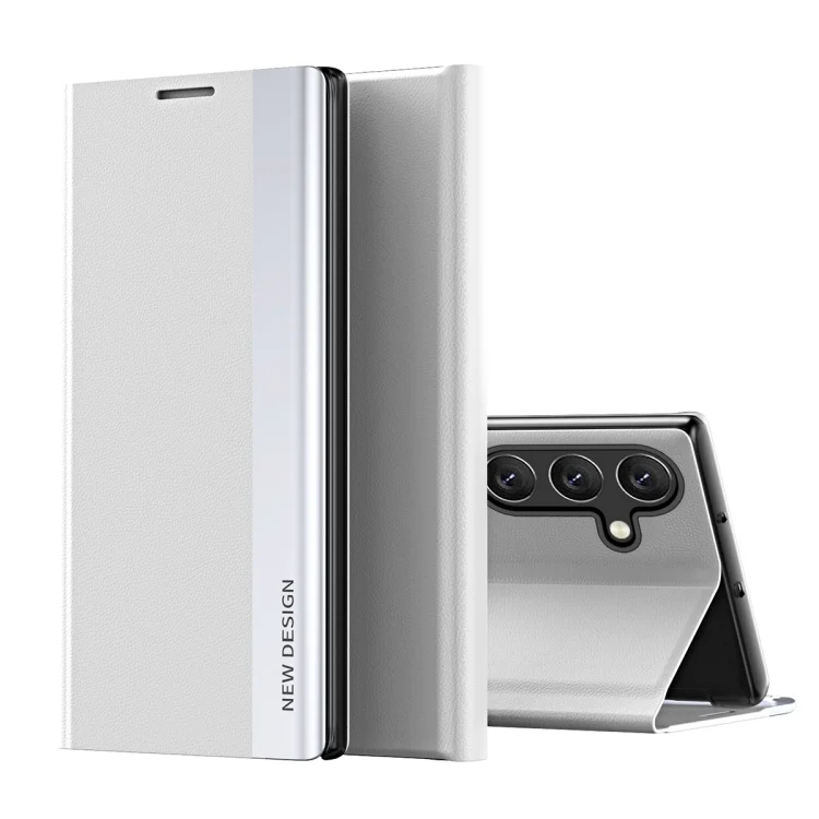 Side Electroplated Adsorption Leather Phone Case, For Samsung Galaxy A36 5G, For Samsung Galaxy S25 5G