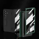 Shell-membrane Integrated Hinge All-around Leather Folding Phone Case, For Samsung Galaxy Z Fold7 5G, For Samsung Galaxy Z Fold6 5G, For Samsung Galaxy Z Fold5 5G - Image 4
