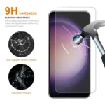 ENKAY Retro Leather Skin PC Phone Case with 0.18mm Glass Film, For Samsung Galaxy S23 5G - Image 6