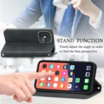 Retro Skin Feel Magnetic Flip Leather Phone Case, For iPhone 15 Pro, For  iPhone 15 Plus, For iPhone 15 - Image 6