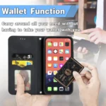 Retro Skin Feel Magnetic Flip Leather Phone Case, For iPhone 16 Pro Max, For iPhone 16 Pro, For iPhone 16 Plus - Image 7