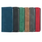 Retro Skin Feel Magnetic Flip Leather Phone Case, For iPhone 16 Pro Max, For iPhone 16 Pro, For iPhone 16 Plus - Image 2
