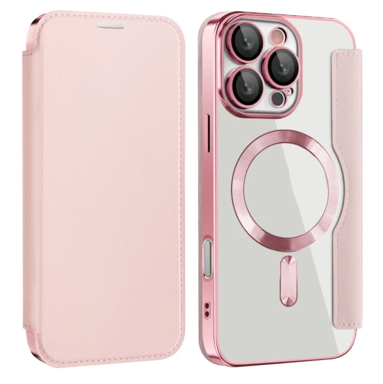 Shield MagSafe RFID Anti-theft Leather Phone Case, For iPhone 16 Pro Max, For iPhone 16 Pro
