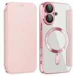Shield MagSafe RFID Anti-theft Leather Phone Case, For iPhone 16 Plus, For iPhone 16