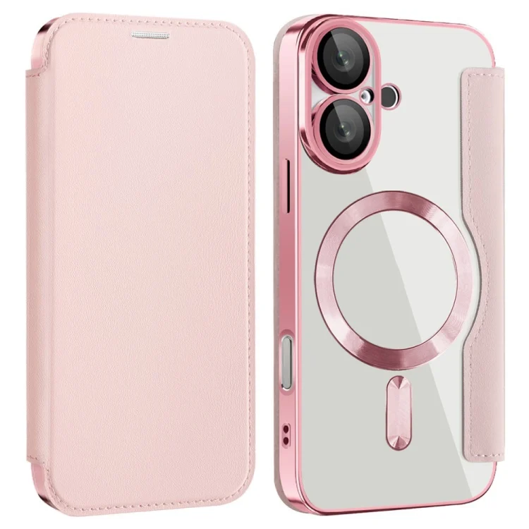 SYA002330007A.webp Shield MagSafe RFID Anti-theft Leather Phone Case, For iPhone 16 Plus, For iPhone 16 - Image 1