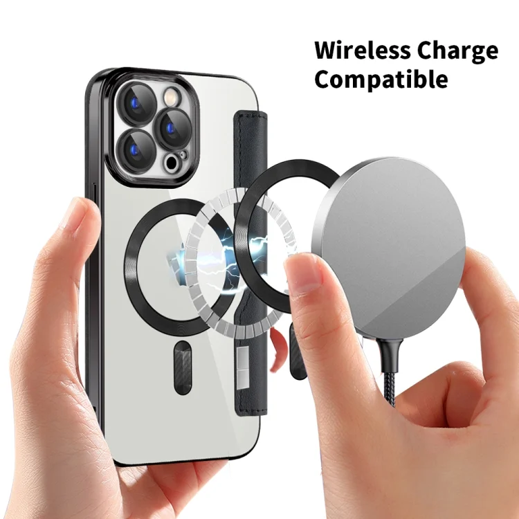 SYA0023300_B3.webp Shield MagSafe RFID Anti-theft Leather Phone Case, For iPhone 15 - Image 4