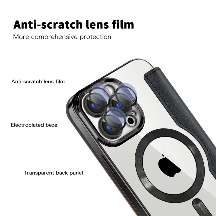 SYA0023300_B4.webp Shield MagSafe RFID Anti-theft Leather Phone Case, For iPhone 15 - Image 5