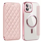 Shield Magsafe RFID Anti-theft Rhombus Leather Phone Case, For iPhone 12 Pro, For iPhone 11 Pro Max