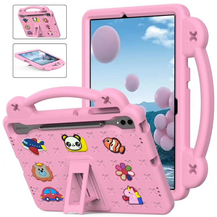 Handle Kickstand Children EVA Shockproof Tablet Case, For Samsung Galaxy Tab S9+ 12.4 X810, For Samsung Galaxy Tab S8+ 12.4 X800/X806, For Samsung Galaxy Tab S8 X700