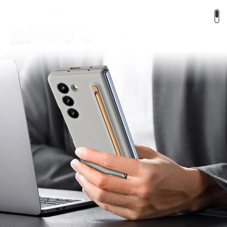 SYA0023662_B6.webp Skinfeel Shockproof Phone Case, No Pen, For Samsung Galaxy Z Fold7 5G, For Samsung Galaxy Z Fold6, For Samsung Galaxy Z Fold5 5G - Image 7