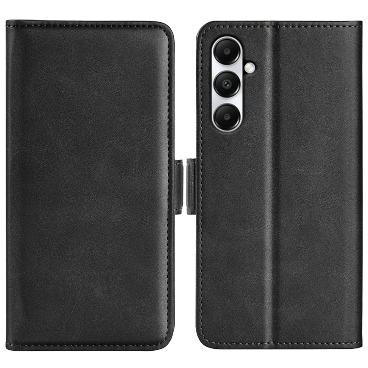 Dual-side Magnetic Buckle Horizontal Flip Leather Phone Case, For Samsung Galaxy A05s