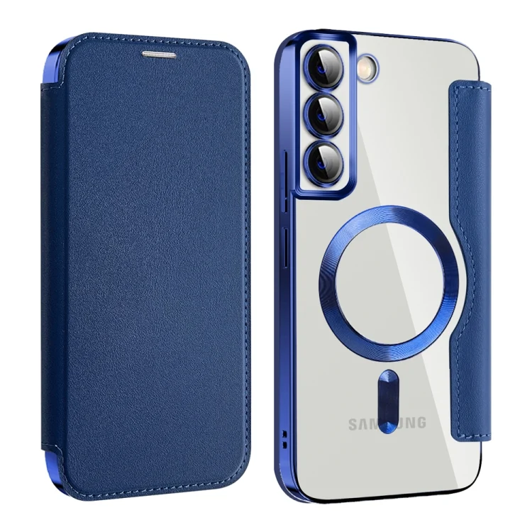 Shield MagSafe RFID Anti-theft Leather Phone Case, For Samsung Galaxy S22+ 5G, For Samsung Galaxy S22 5G