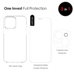 NORTHJO 3 in 1 TPU Phone Case with Screen Film and Lens Film, For iPhone 13 mini, For iPhone 12, For iPhone 12 Pro Max, For iPhone 12 Pro, For iPhone 12 mini - Image 5