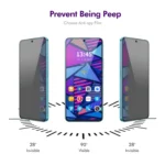 5pcs ENKAY Hat-Prince 28 Degree Anti-peeping Privacy Tempered Glass Film, For Samsung Galaxy A56 5G, For Samsung Galaxy A26 5G, For Samsung Galaxy A36 5G, For Samsung Galaxy A16 5G... - Image 4