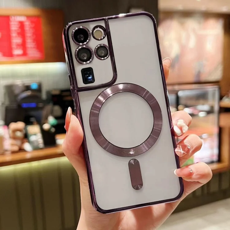 MagSafe Electroplating TPU Phone Case, For Samsung Galaxy S20 Ultra 5G, For Samsung Galaxy Note10+