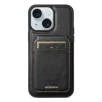 Suteni H15 MagSafe Oil Eax Leather Detachable Wallet Back Phone Case, For iPhone 15, For iPhone 14 Plus, For iPhone 14, For iPhone 14 Pro