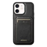 Suteni H15 MagSafe Oil Eax Leather Detachable Wallet Back Phone Case, For iPhone 12, For iPhone 12 Pro Max, For iPhone 12 Pro
