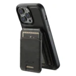 Suteni H15 MagSafe Oil Eax Leather Detachable Wallet Back Phone Case, For iPhone 12, For iPhone 12 Pro Max, For iPhone 12 Pro - Image 5