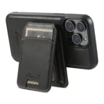 Suteni H15 MagSafe Oil Eax Leather Detachable Wallet Back Phone Case, For iPhone 12, For iPhone 12 Pro Max, For iPhone 12 Pro - Image 6