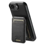 Suteni H15 MagSafe Oil Eax Leather Detachable Wallet Back Phone Case, For iPhone 16e, For iPhone 16 Pro Max, For iPhone 16 Pro, For iPhone 16 Plus