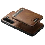 Suteni H15  Oil Eax Leather Detachable Wallet Back Phone Case, For Samsung Galaxy S24+ 5G, For Samsung Galaxy S24 5G, For Samsung Galaxy S23 Ultra 5G, For Samsung Galaxy S23+ 5G - Image 6