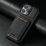 Suteni H02 Leather Wallet Stand Back Phone Case, For iPhone 15 Pro, For iPhone 15 Plus, For iPhone 15, For iPhone 14 Plus, For iPhone 14, For iPhone 14 Pro - Image 3