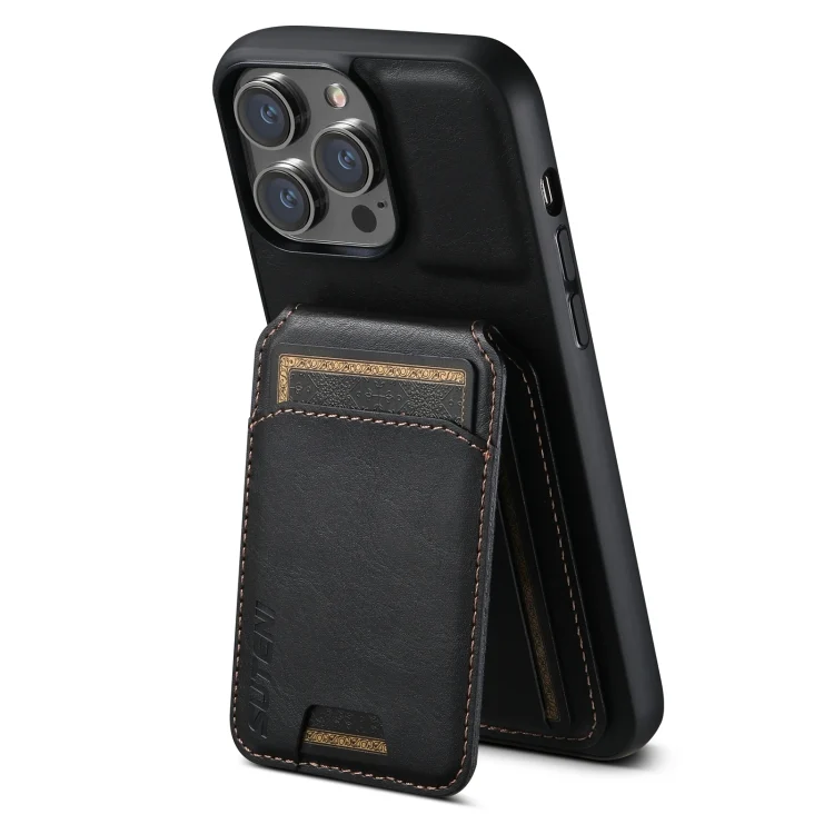 SYA002457903A_2.webp Suteni H02 Leather Wallet Stand Back Phone Case, For iPhone 15 Pro, For iPhone 15 Plus, For iPhone 15, For iPhone 14 Plus, For iPhone 14, For iPhone 14 Pro - Image 4