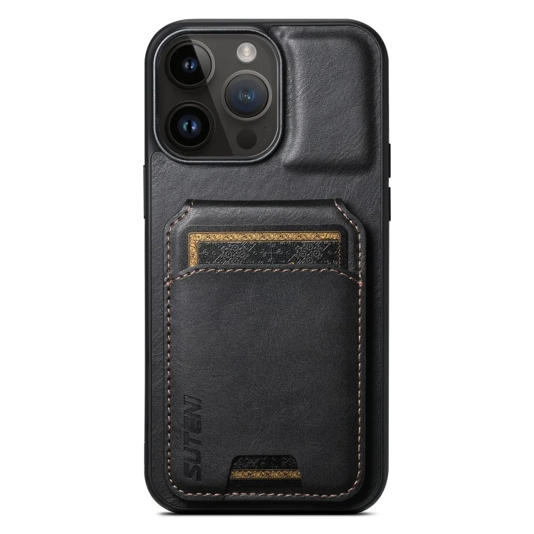 Suteni H02 Leather Wallet Stand Back Phone Case, For iPhone 14 Pro Max, For iPhone 13 Pro Max, For iPhone 13 Pro, For iPhone 13, For iPhone 12 Pro Max, For iPhone 11 Pro Max