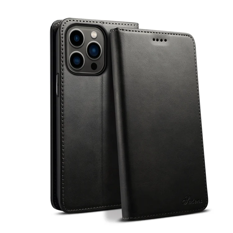 SYA002463601A.webp Suteni Calf Texture Horizontal Flip Leather Phone Case, For iPhone 15 Pro Max, For iPhone 15 Pro, For iPhone 15 Plus, For iPhone 15 - Image 1