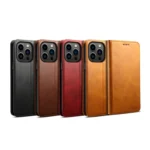Suteni Calf Texture Horizontal Flip Leather Phone Case, For iPhone 15 Pro Max, For iPhone 15 Pro, For iPhone 15 Plus, For iPhone 15 - Image 7