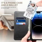 Suteni Calf Texture Horizontal Flip Leather Phone Case, For iPhone 16e, For iPhone 16 Pro Max, For iPhone 16 Pro, For iPhone 16 Plus, For iPhone 16 - Image 6
