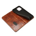 Suteni Baroque Calf Texture Buckle Wallet Leather Phone Case, For iPhone 15 - Image 6