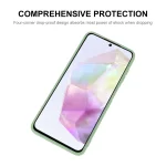 ENKAY Liquid Silicone Soft Shockproof Phone Case, For Samsung Galaxy A55, For Samsung Galaxy A35, For Samsung Galaxy S24 Ultra 5G - Image 3