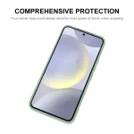 ENKAY Liquid Silicone Soft Shockproof Phone Case, For Samsung Galaxy S25 5G, For Samsung Galaxy S25+ 5G, For Samsung Galaxy S25 Ultra 5G - Image 3