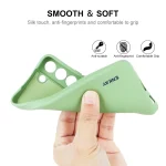ENKAY Liquid Silicone Soft Shockproof Phone Case, For Samsung Galaxy S25 5G, For Samsung Galaxy S25+ 5G, For Samsung Galaxy S25 Ultra 5G - Image 4