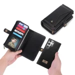 Multi-functional Zipper Wallet Leather Phone Case, For Samsung Galaxy S23 5G, For Samsung Galaxy S22 Ultra 5G, For Samsung Galaxy S21 Ultra 5G, For Samsung Galaxy Note20 Ultra... - Image 4