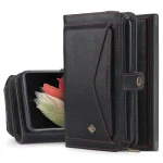 Multi-functional Zipper Wallet Leather Phone Case, For Samsung Galaxy S23 5G, For Samsung Galaxy S22 Ultra 5G, For Samsung Galaxy S21 Ultra 5G, For Samsung Galaxy Note20 Ultra... - Image 5