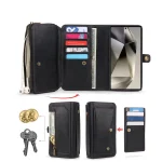 Multi-functional Zipper Wallet Leather Phone Case, For Samsung Galaxy S24 Ultra 5G, For Samsung Galaxy S24+ 5G, For Samsung Galaxy S24 5G, For Samsung Galaxy S23 Ultra 5G, For Samsung Galaxy S23+ 5G - Image 2