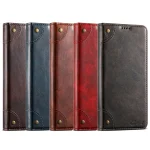 Suteni Baroque Calf Texture Buckle Wallet Leather Phone Case, For Samsug Galaxy S24 Ultra 5G, For Samsung Galaxy S24+ 5G, For Samsung Galaxy S24 5G, For Samsung Galaxy S23 Ultra 5G - Image 2