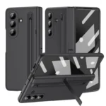 Long Chi Grain Leather Shockproof Phone Case, No Pen, For Samsung Galaxy Z Fold7 5G, For Samsung Galaxy Z Fold6 5G, For Samsung Galaxy Z Fold5 5G