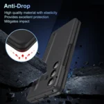 Long Chi Grain Leather Shockproof Phone Case, No Pen, For Samsung Galaxy Z Fold7 5G, For Samsung Galaxy Z Fold6 5G, For Samsung Galaxy Z Fold5 5G - Image 5