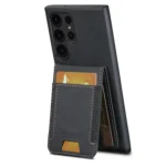 Suteni H03 Litchi Leather Card Bag Stand Back Phone Case, For Samsuny Galaxy S22 Ultra 5G, For Samsuny Galaxy S22+ 5G, For Samsuny Galaxy Note20 Ultra 5G, For Samsuny Galaxy Note20 5G - Image 4
